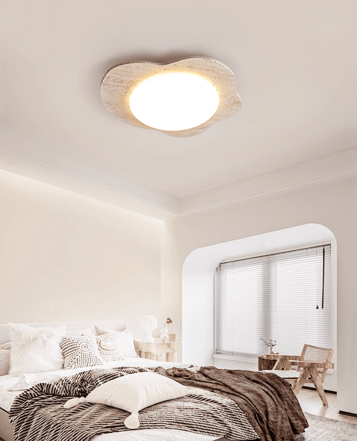 Travertine Cloud Ceiling Lamp - Vakkerlight