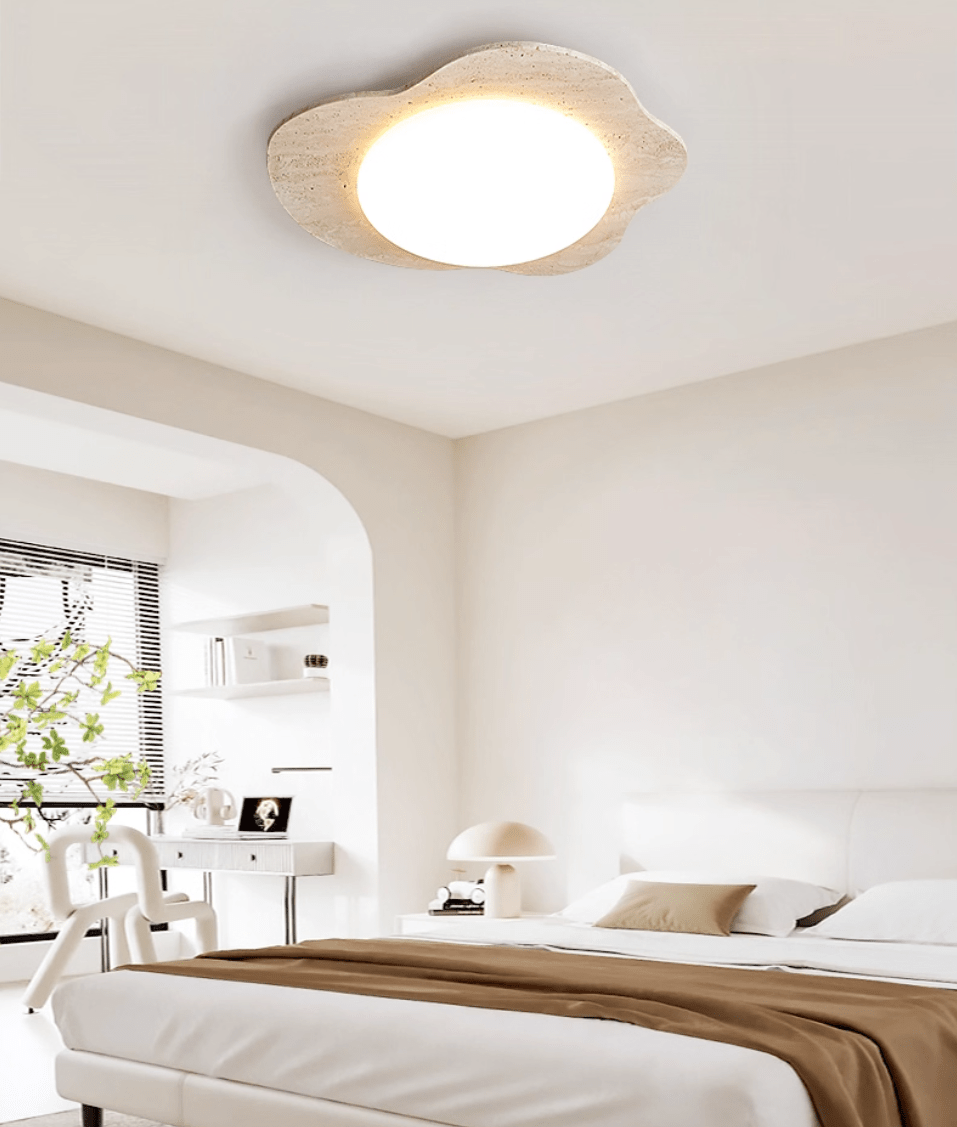 Travertine Cloud Ceiling Lamp - Vakkerlight
