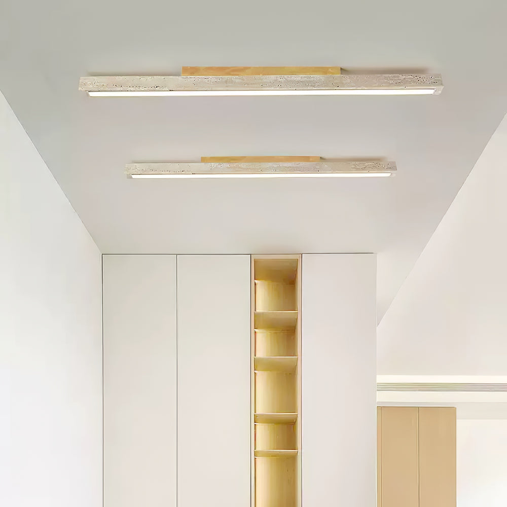 Travertine Column Ceiling Light - Vakkerlight