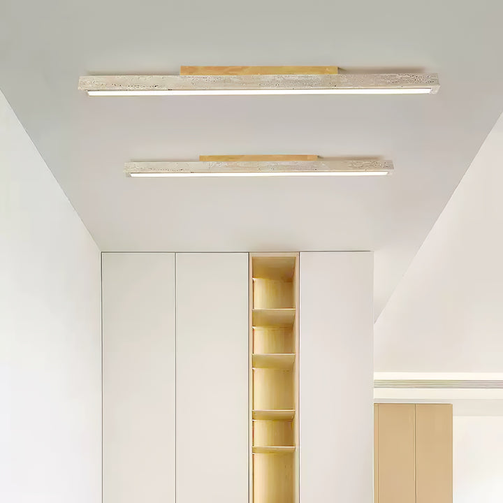 Travertine Column Ceiling Light - Vakkerlight