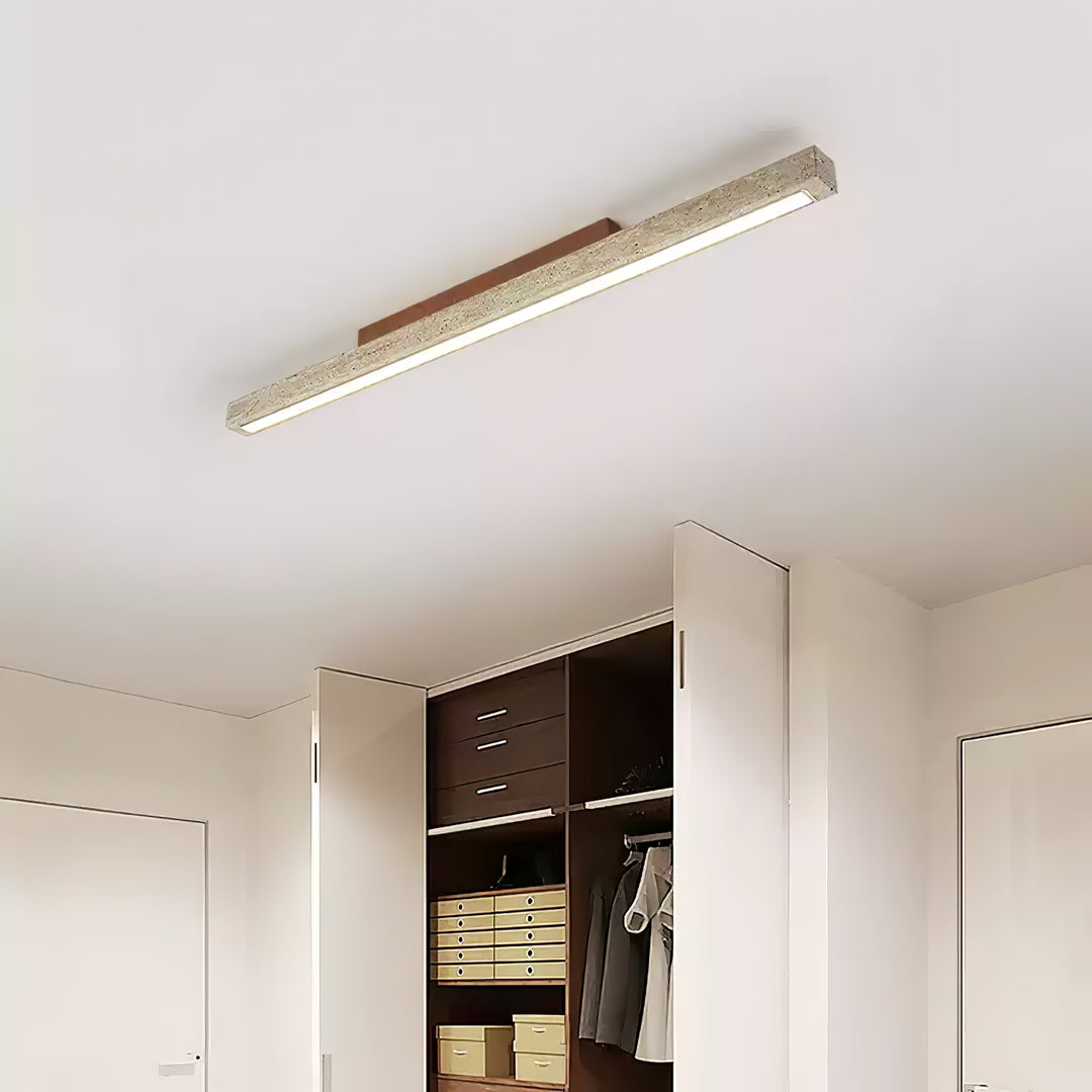 Travertine Column Ceiling Light - Vakkerlight