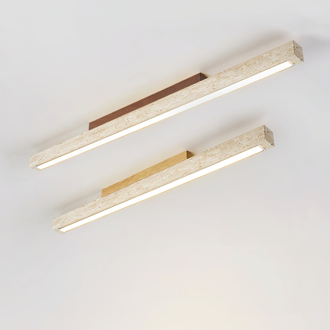 Travertine Column Ceiling Light - Vakkerlight