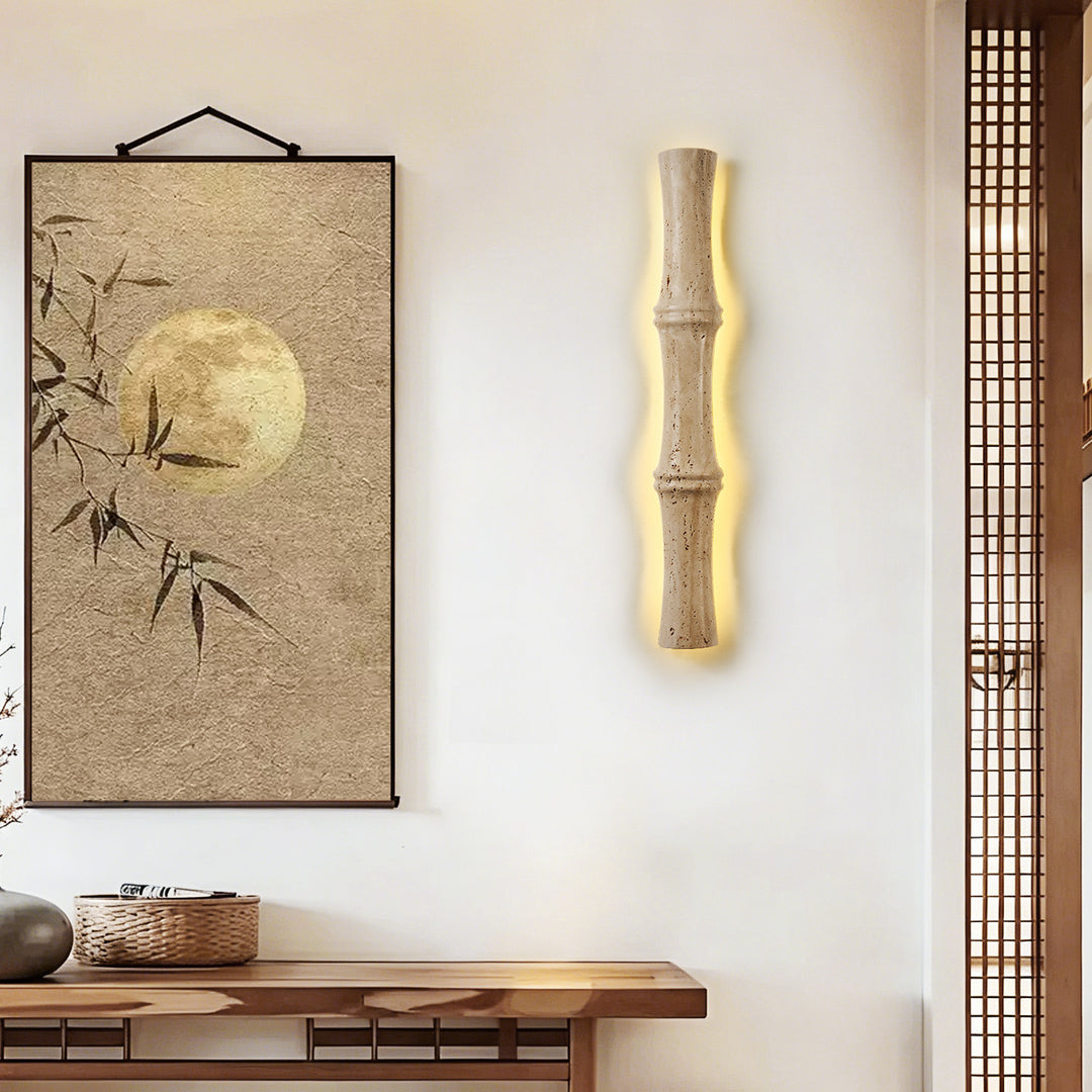 Travertine Column Glow Wall Light - Vakkerlight