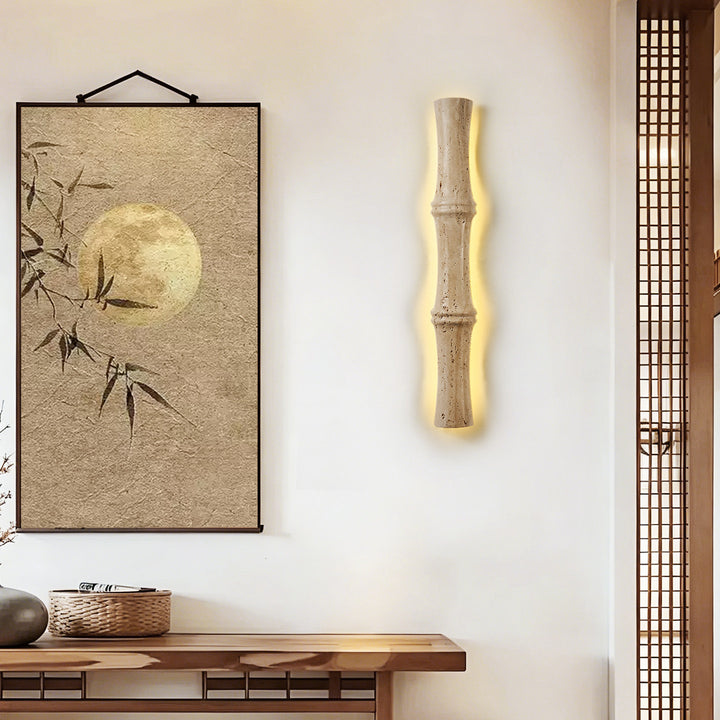 Travertine Column Glow Wall Light - Vakkerlight
