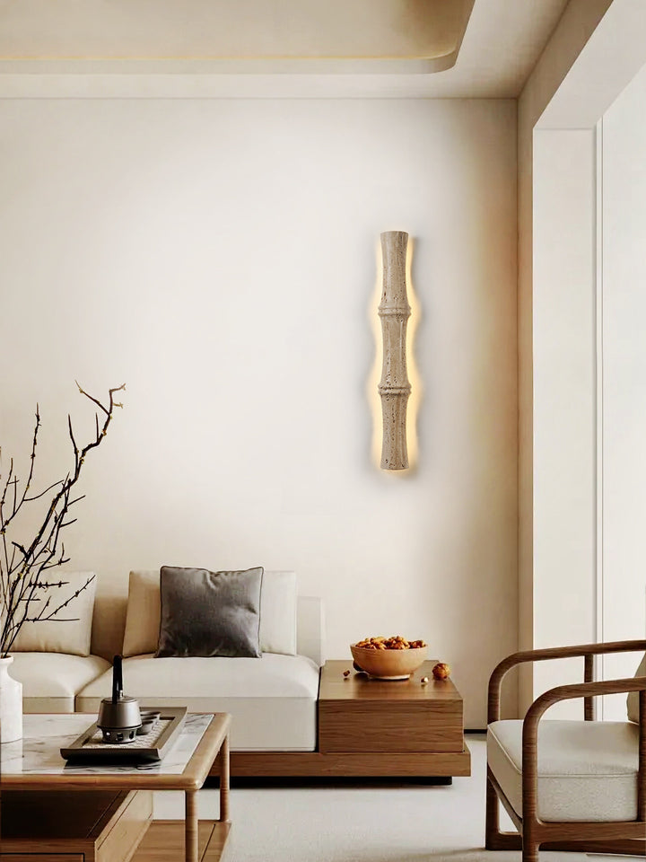 Travertine Column Glow Wall Light - Vakkerlight