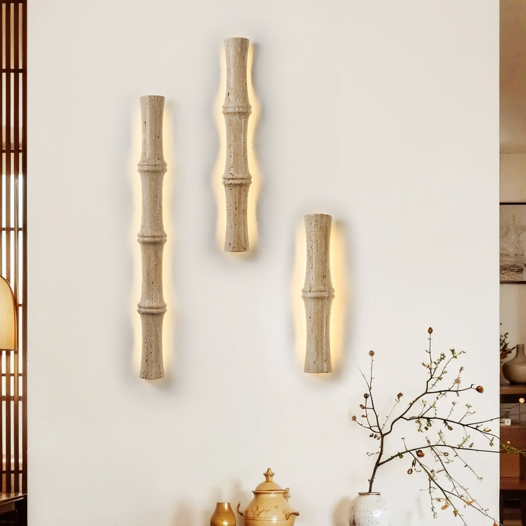 Travertine Column Glow Wall Light - Vakkerlight