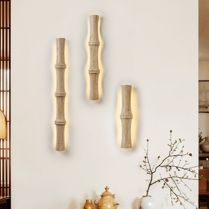 Travertine Column Glow Wall Light - Vakkerlight