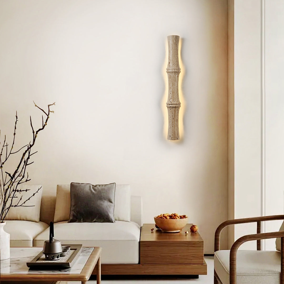 Travertine Column Glow Wall Light - Vakkerlight