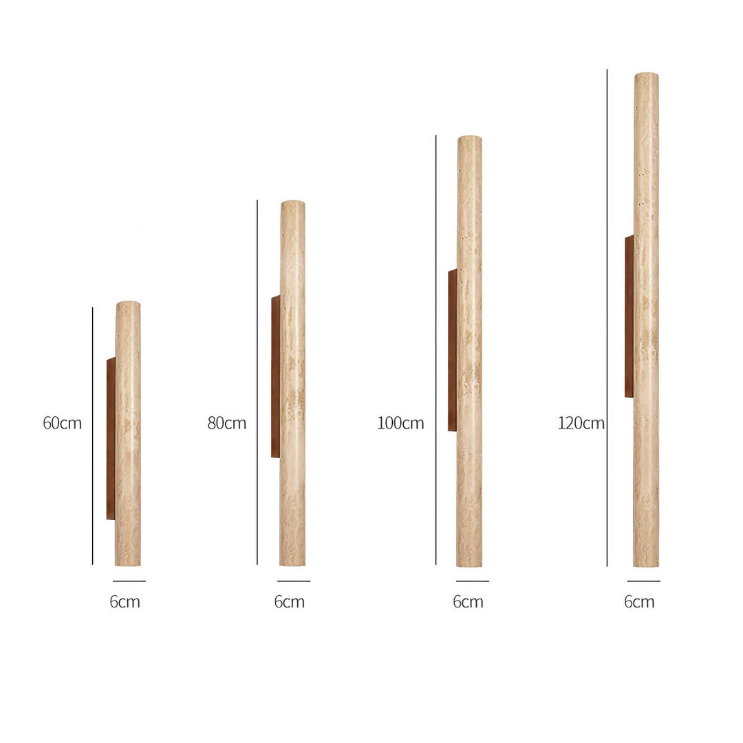 Travertine Column Wall Light - Vakkerlight