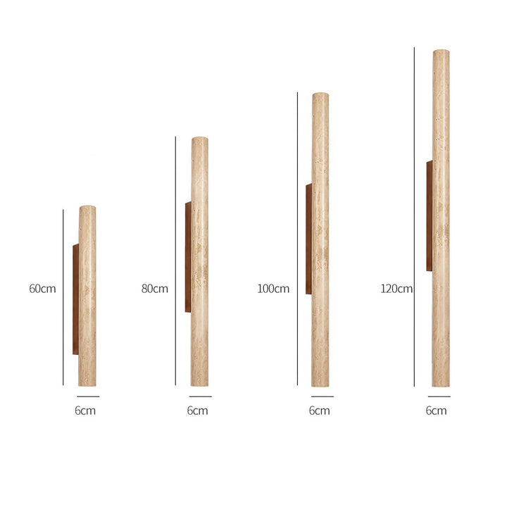 Travertine Column Wall Light - Vakkerlight