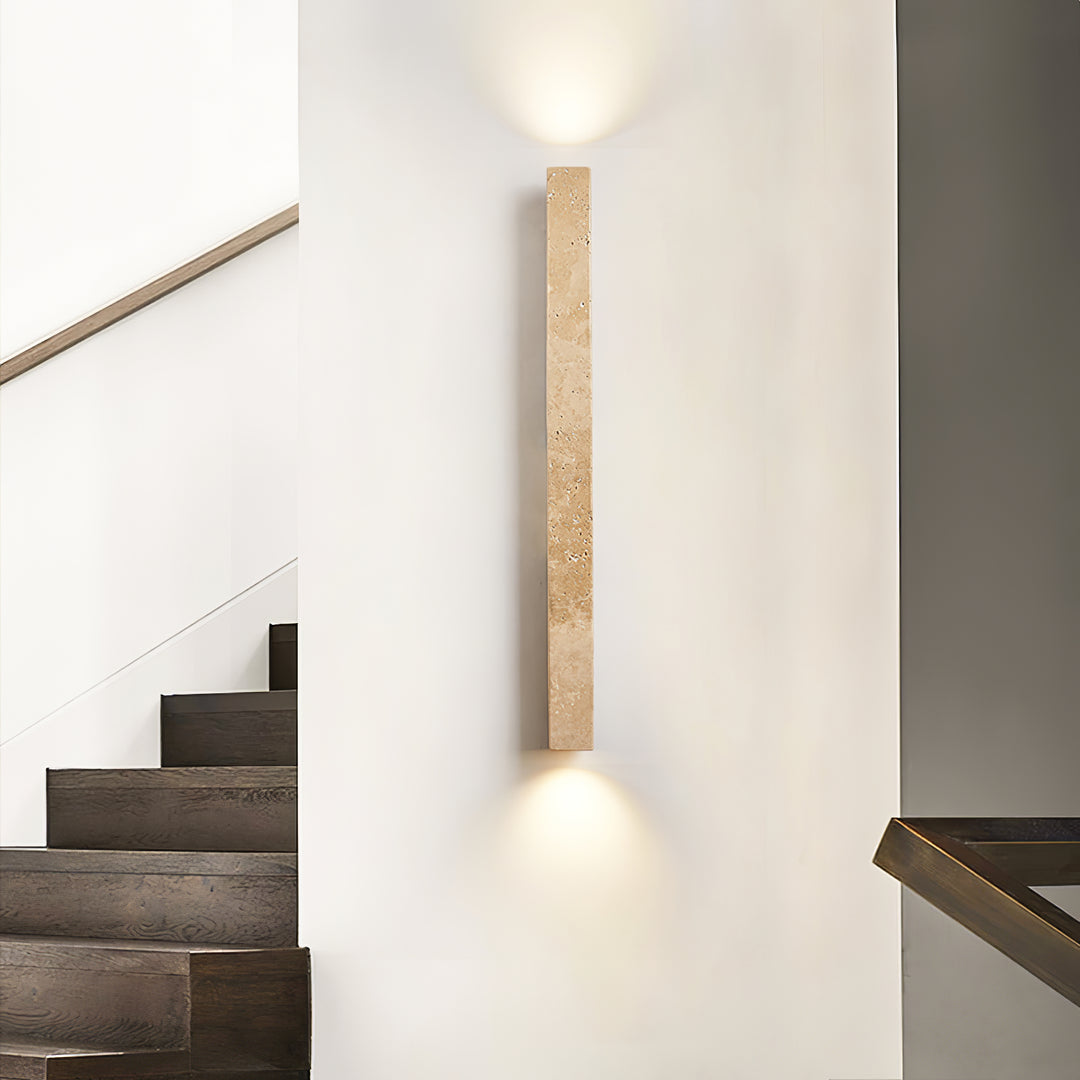 Travertine Column Wall Light - Vakkerlight