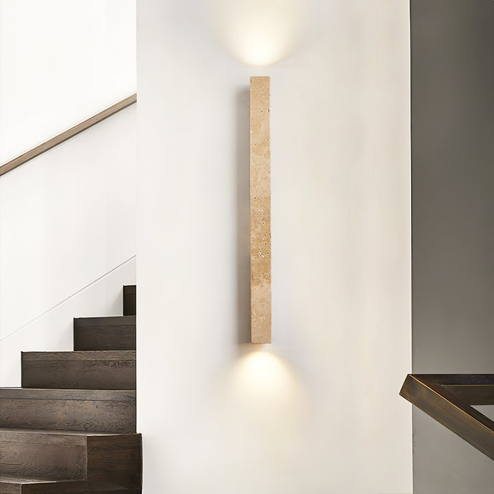Travertine Column Wall Light - Vakkerlight