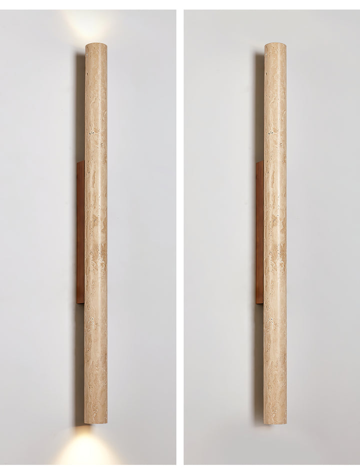Travertine Column Wall Light - Vakkerlight