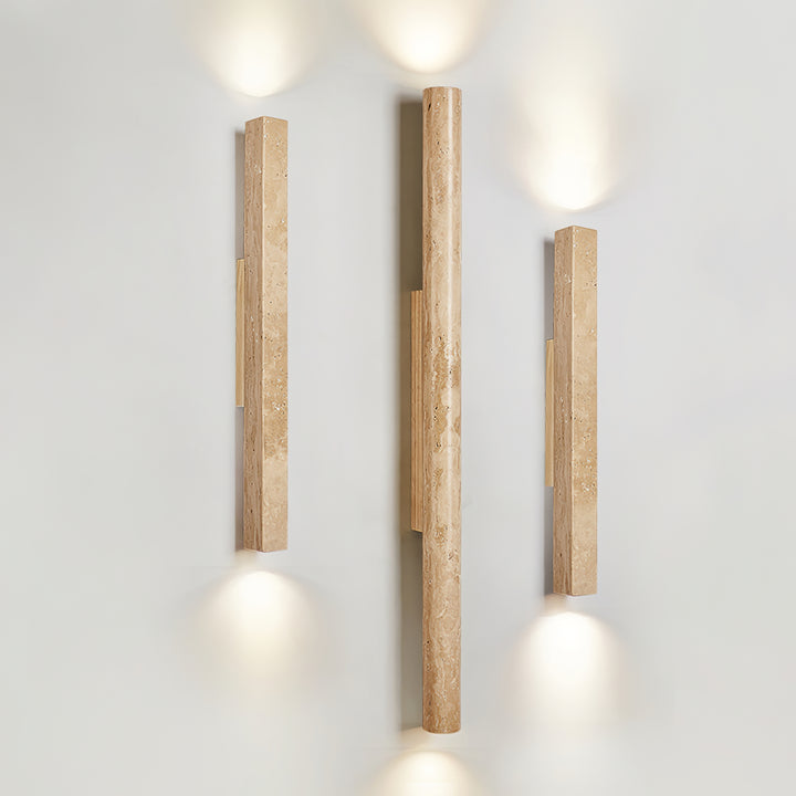 Travertine Column Wall Light - Vakkerlight