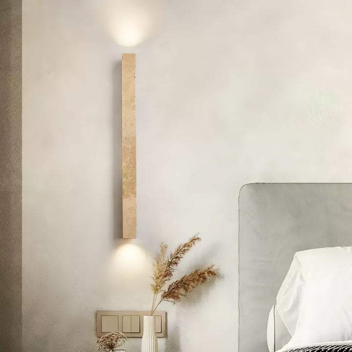 Travertine Column Wall Light - Vakkerlight