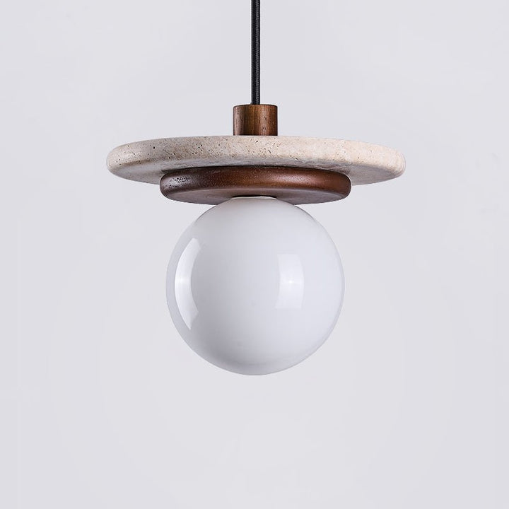Travertine Disk Pendant Light - Vakkerlight