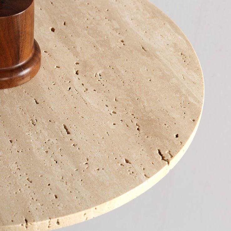 Travertine Disk Globe Pendant Light - Vakkerlight