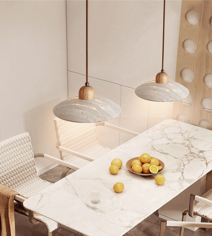 Travertine Dome Pendant Light - Vakkerlight