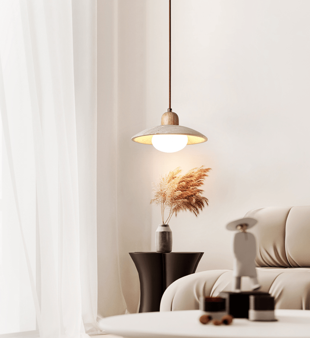 Travertine Dome Pendant Light - Vakkerlight