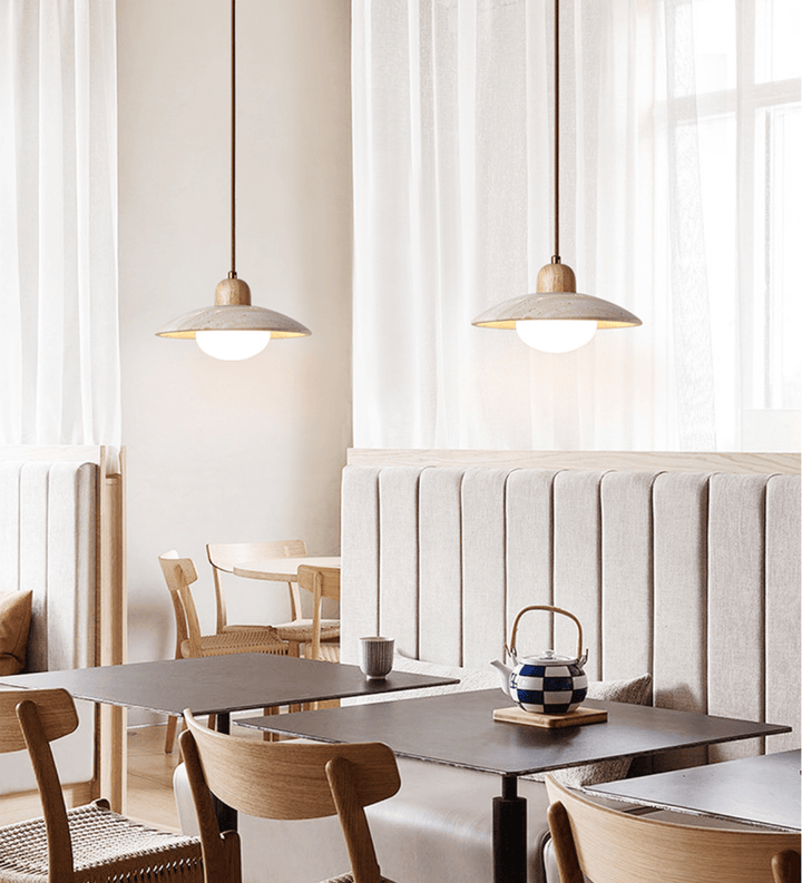 Travertine Dome Pendant Light - Vakkerlight