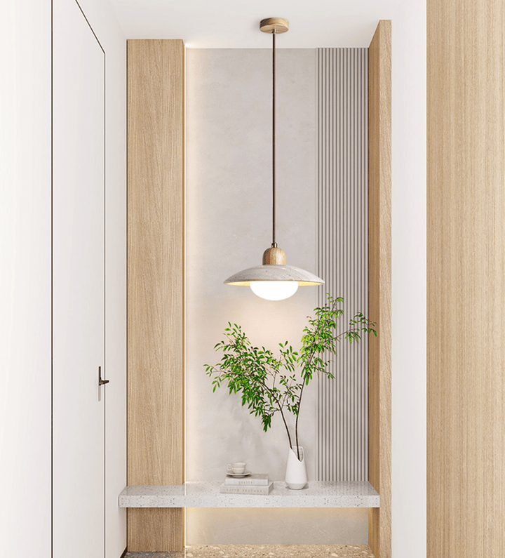 Travertine Dome Pendant Light - Vakkerlight