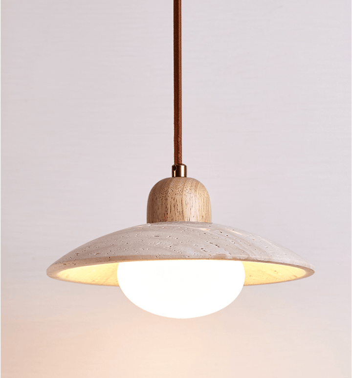 Travertine Dome Pendant Light - Vakkerlight