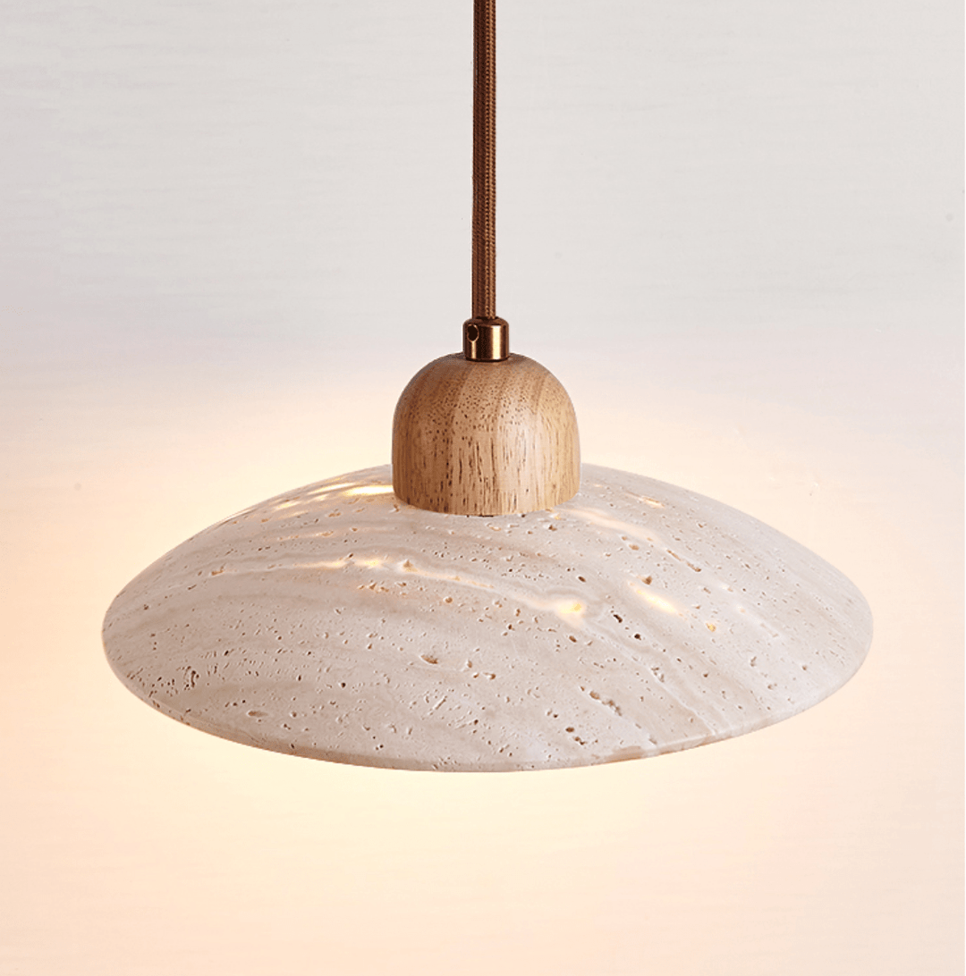 Travertine Dome Pendant Light - Vakkerlight