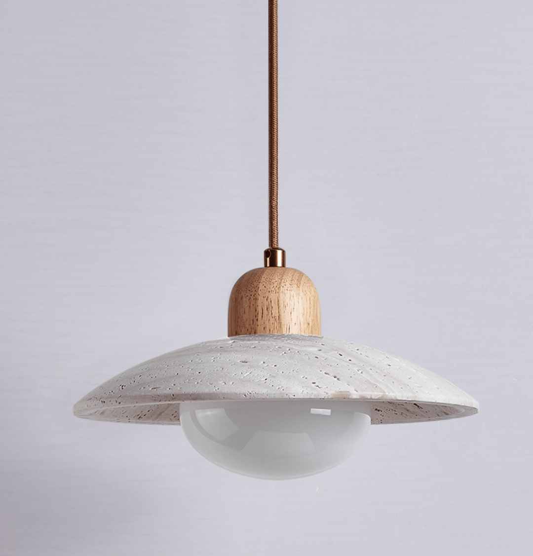 Travertine Dome Pendant Light - Vakkerlight