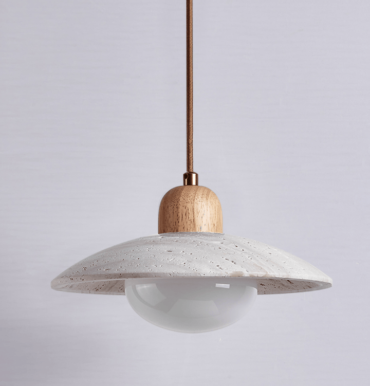 Travertine Dome Pendant Light - Vakkerlight