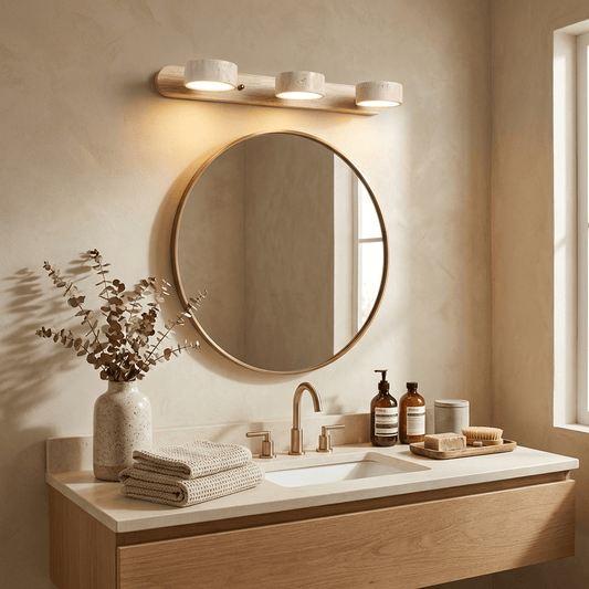 Travertine Duo Rechargeable Wall Light - Vakkerlight