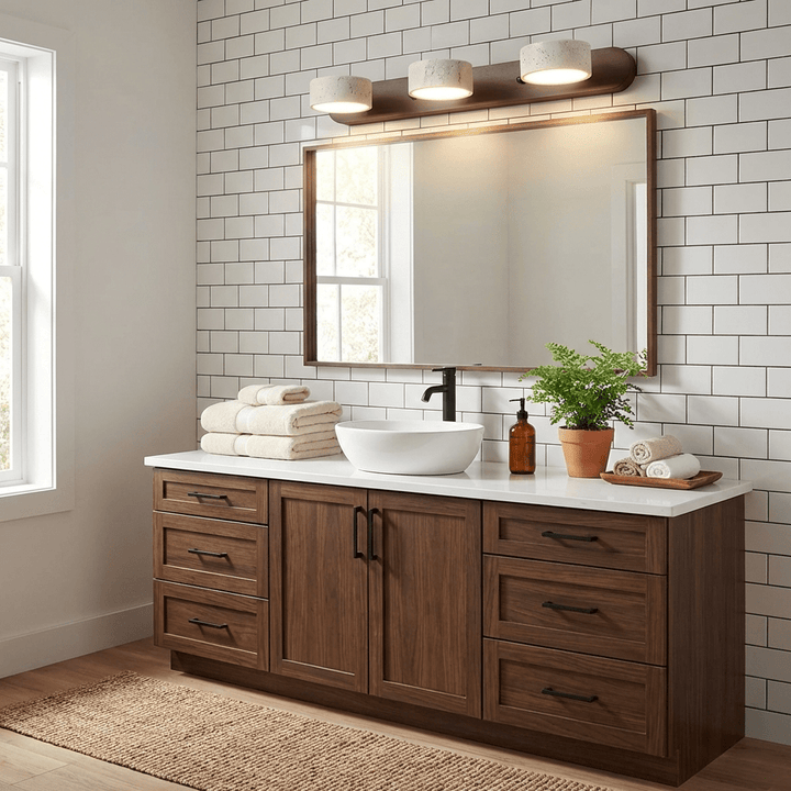 Travertine Duo Wall Light