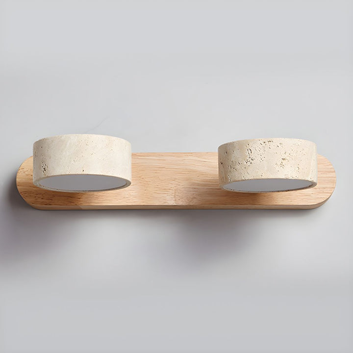 Travertine Duo Wall Light