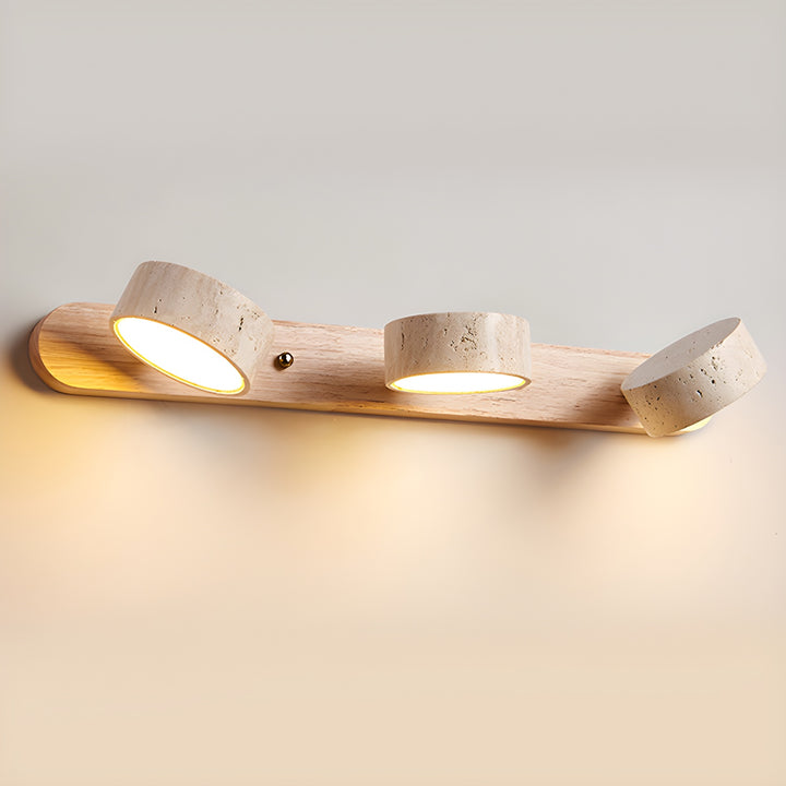 Travertine Duo Wall Light