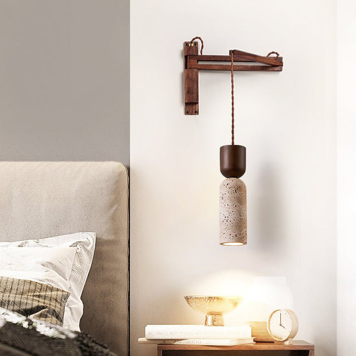 Travertine Fusion Wall Sconce - Vakkerlight
