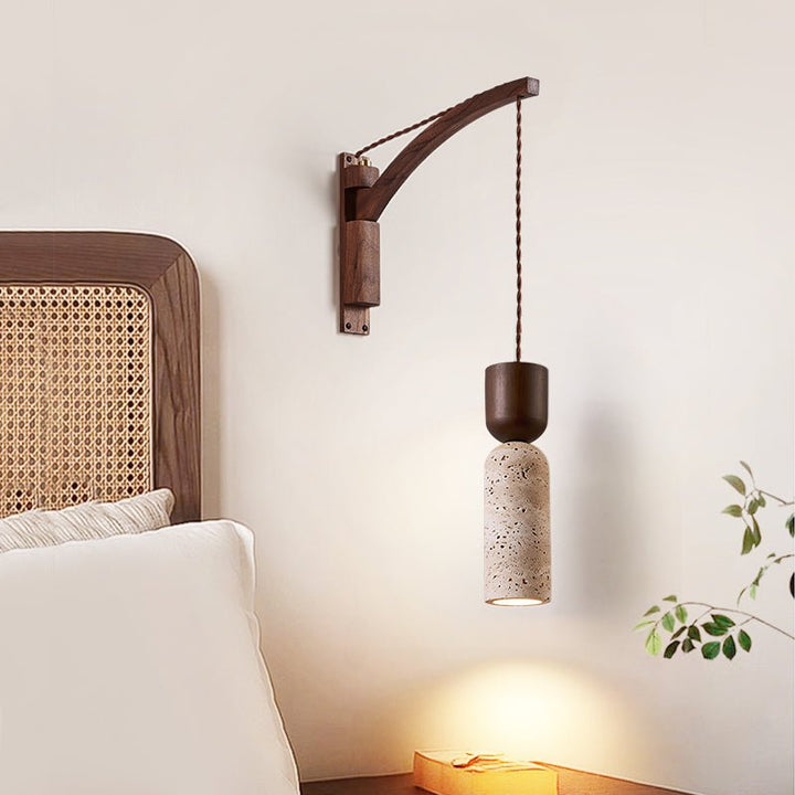 Travertine Fusion Wall Sconce - Vakkerlight