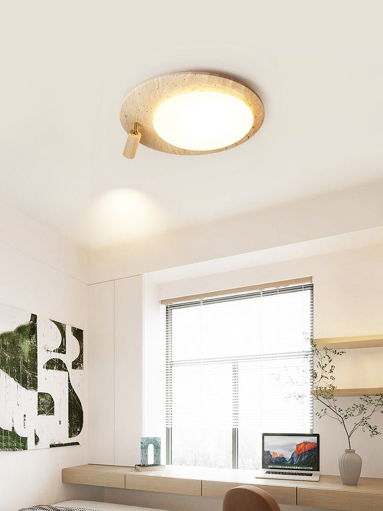 Travertine Oval Knob Ceilling Lamp - Vakkerlight