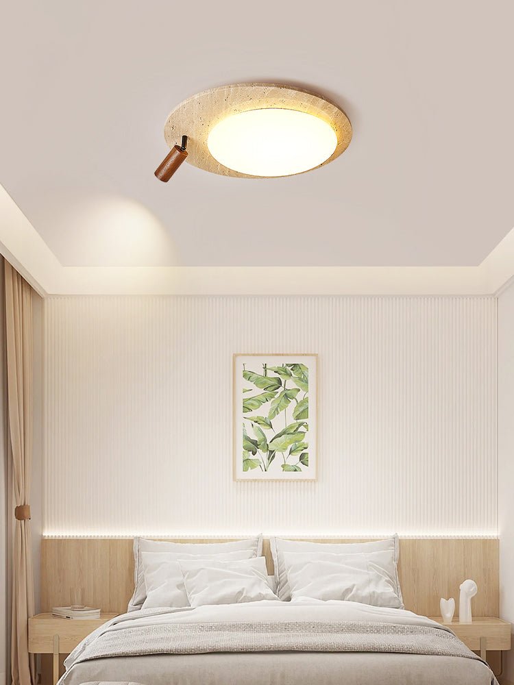 Travertine Oval Knob Ceilling Lamp - Vakkerlight