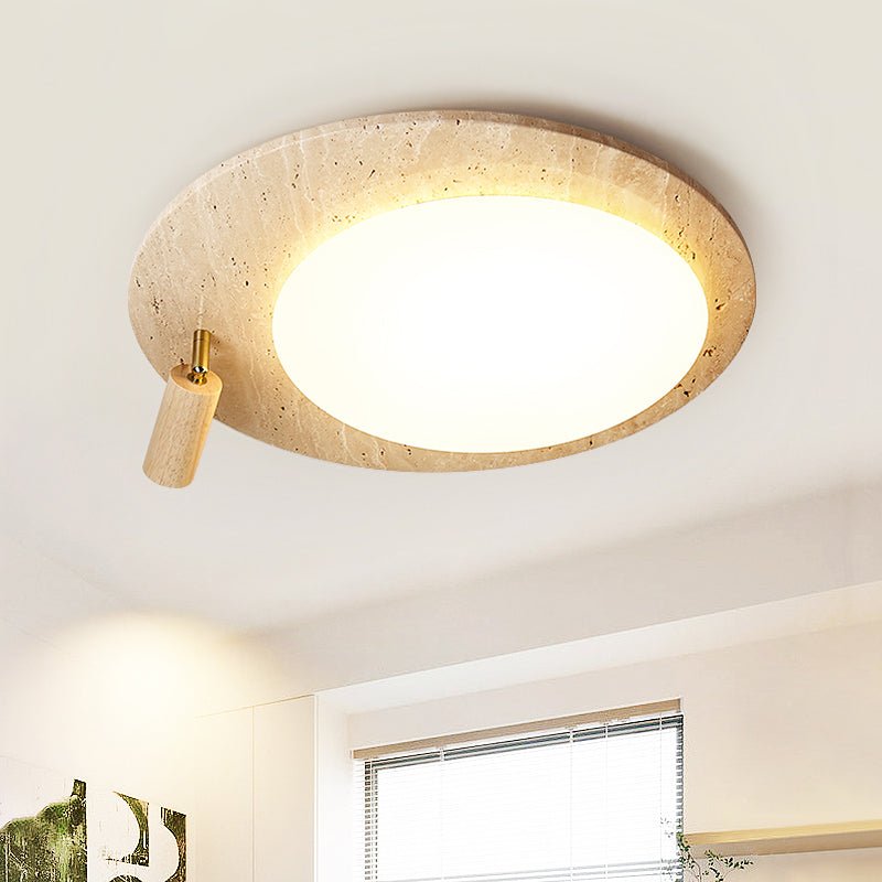 Travertine Oval Knob Ceilling Lamp - Vakkerlight