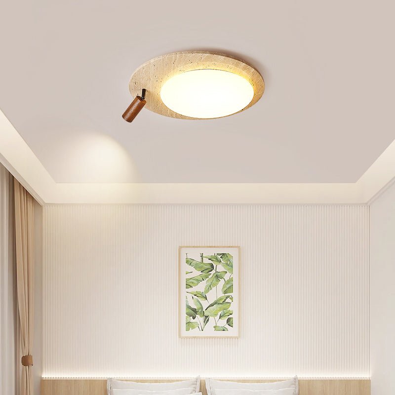 Travertine Oval Knob Ceilling Lamp - Vakkerlight