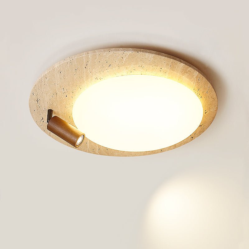 Travertine Oval Knob Ceilling Lamp - Vakkerlight