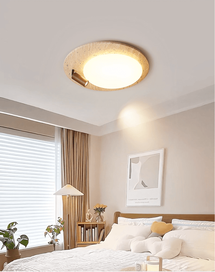 Travertine Oval Knob Ceilling Lamp - Vakkerlight