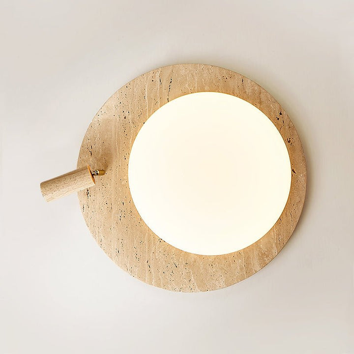 Travertine Oval Knob Ceilling Lamp - Vakkerlight