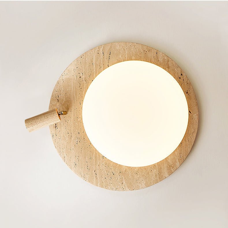 Travertine Oval Knob Ceilling Lamp - Vakkerlight