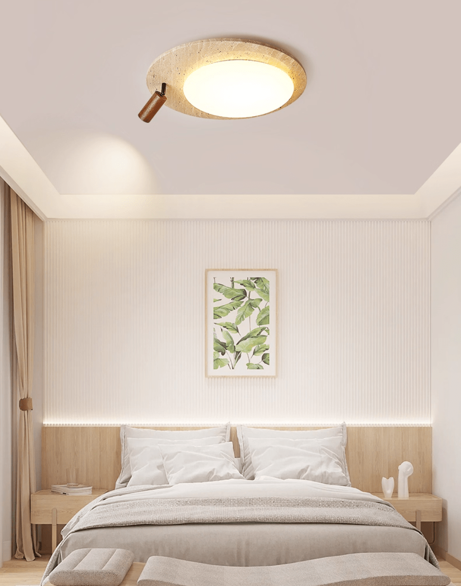 Travertine Oval Knob Ceilling Lamp - Vakkerlight