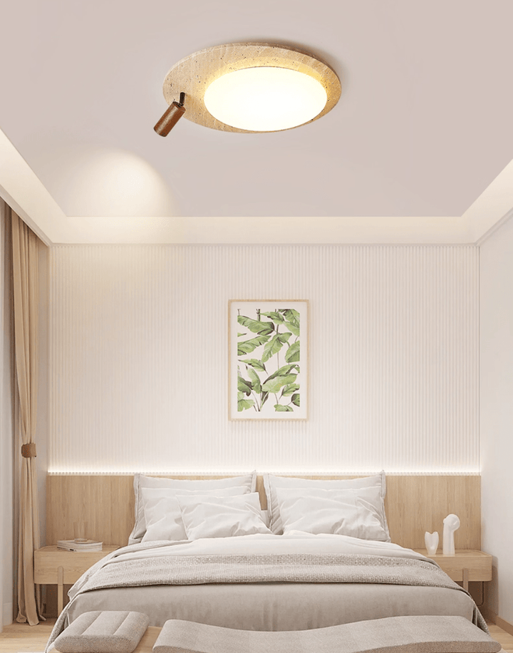 Travertine Oval Knob Ceilling Lamp - Vakkerlight