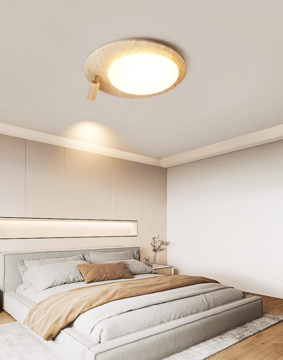 Travertine Oval Knob Ceilling Lamp - Vakkerlight