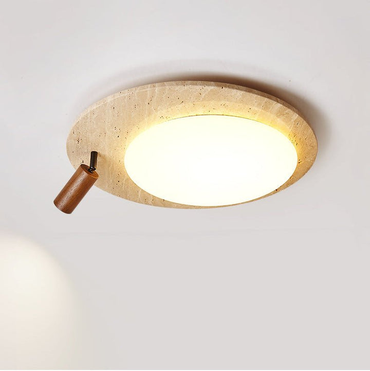 Travertine Oval Knob Ceilling Lamp - Vakkerlight