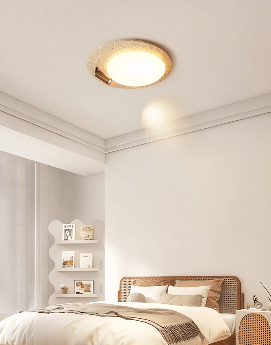 Travertine Oval Knob Ceilling Lamp - Vakkerlight