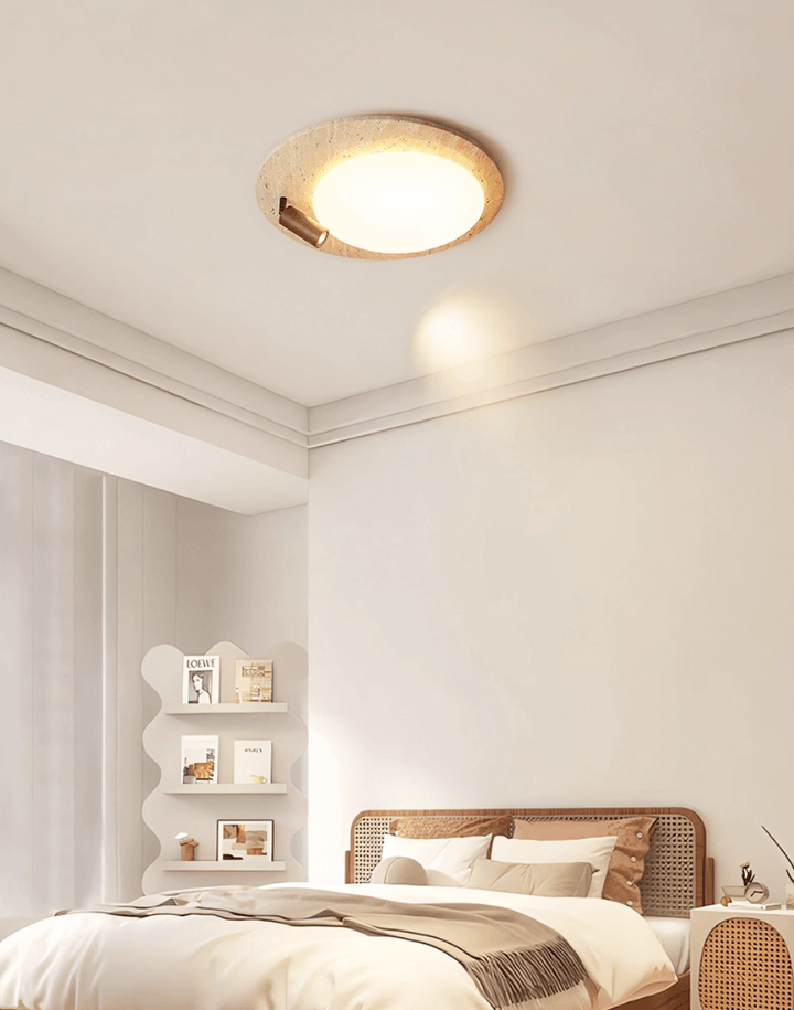 Travertine Oval Knob Ceilling Lamp - Vakkerlight