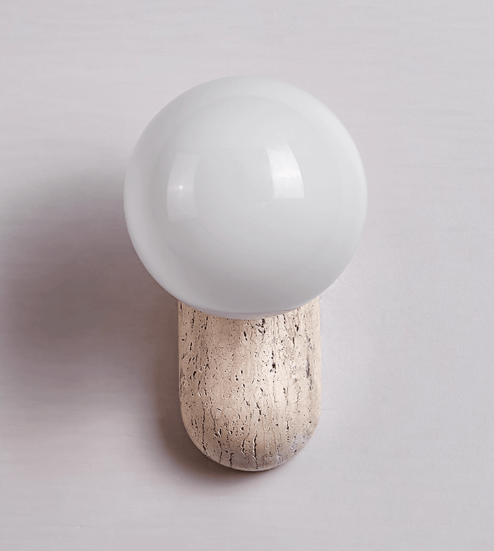 Travertine Pebble Wall Light - Vakkerlight